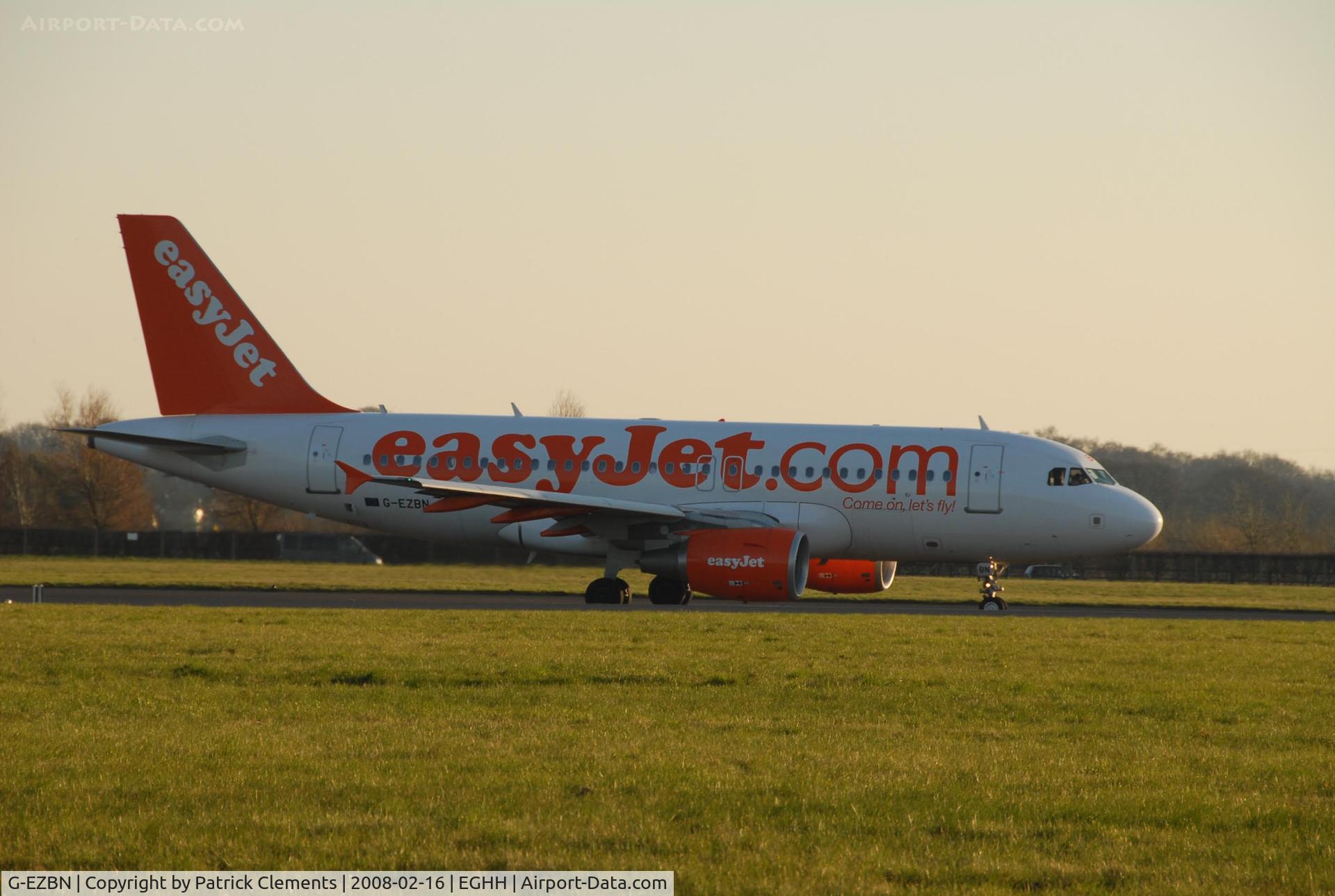 G-EZBN, 2007 Airbus A319-111 C/N 3061, TAXIING TO RUNWAY 08