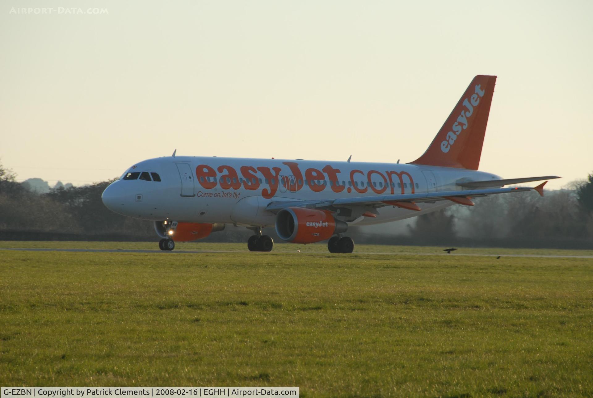 G-EZBN, 2007 Airbus A319-111 C/N 3061, FULL THROTLE FOR TAKE OFF RUNWAY 08
