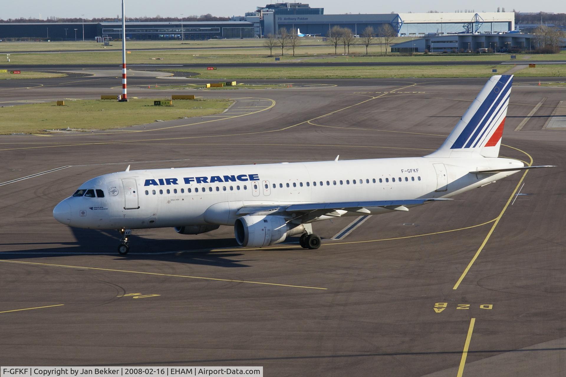 F-GFKF, 1988 Airbus A320-111 C/N 0020, Schiphol Airport Amsterdam