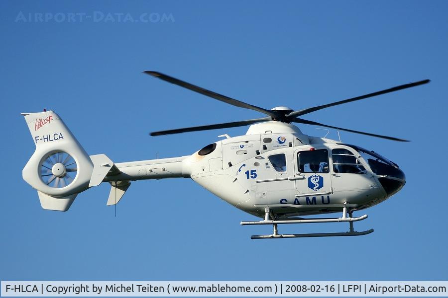 F-HLCA, 2020 Eurocopter EC-135T-2 C/N 0244, EC135 from HLC Helicap for SAMU lands at Issy