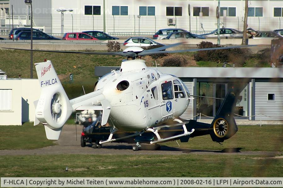 F-HLCA, 2020 Eurocopter EC-135T-2 C/N 0244, EC135 from HLC Helicap for SAMU lands at Issy