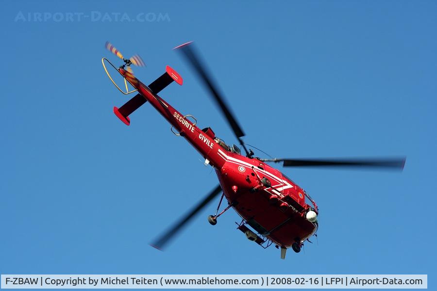 F-ZBAW, Aerospatiale SA-316B Alouette III C/N 2306, Securite Civile