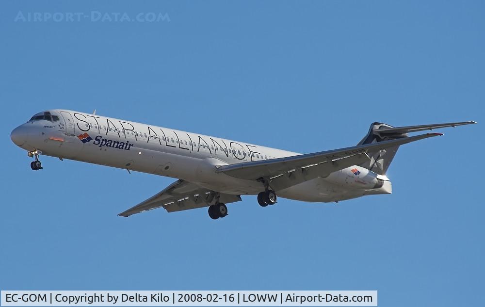 EC-GOM, 1988 McDonnell Douglas MD-83 C/N 49579, SPANAIR MD83