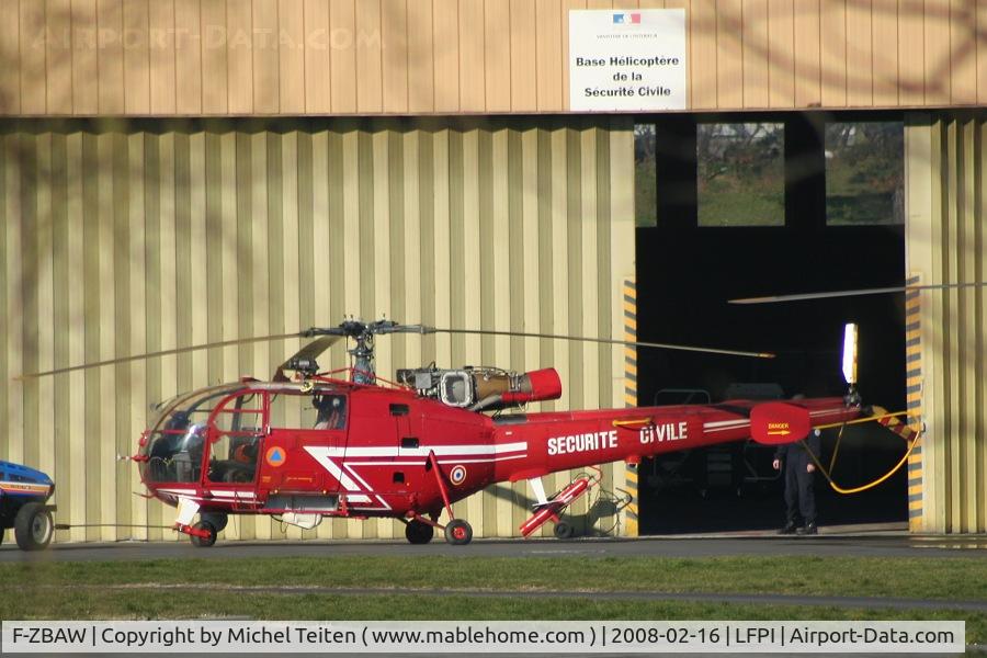 F-ZBAW, Aerospatiale SA-316B Alouette III C/N 2306, Securite Civile