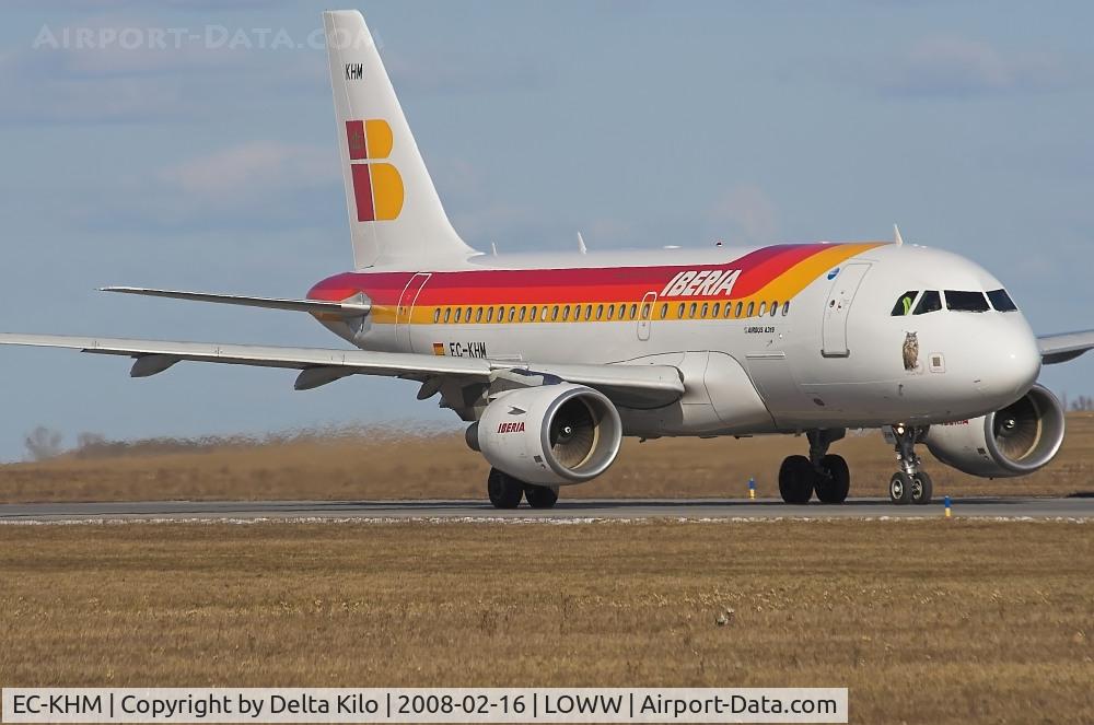 EC-KHM, 2007 Airbus A319-111 C/N 3209, Iberia A319-111