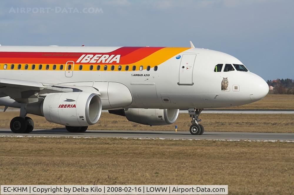 EC-KHM, 2007 Airbus A319-111 C/N 3209, Iberia A319-111