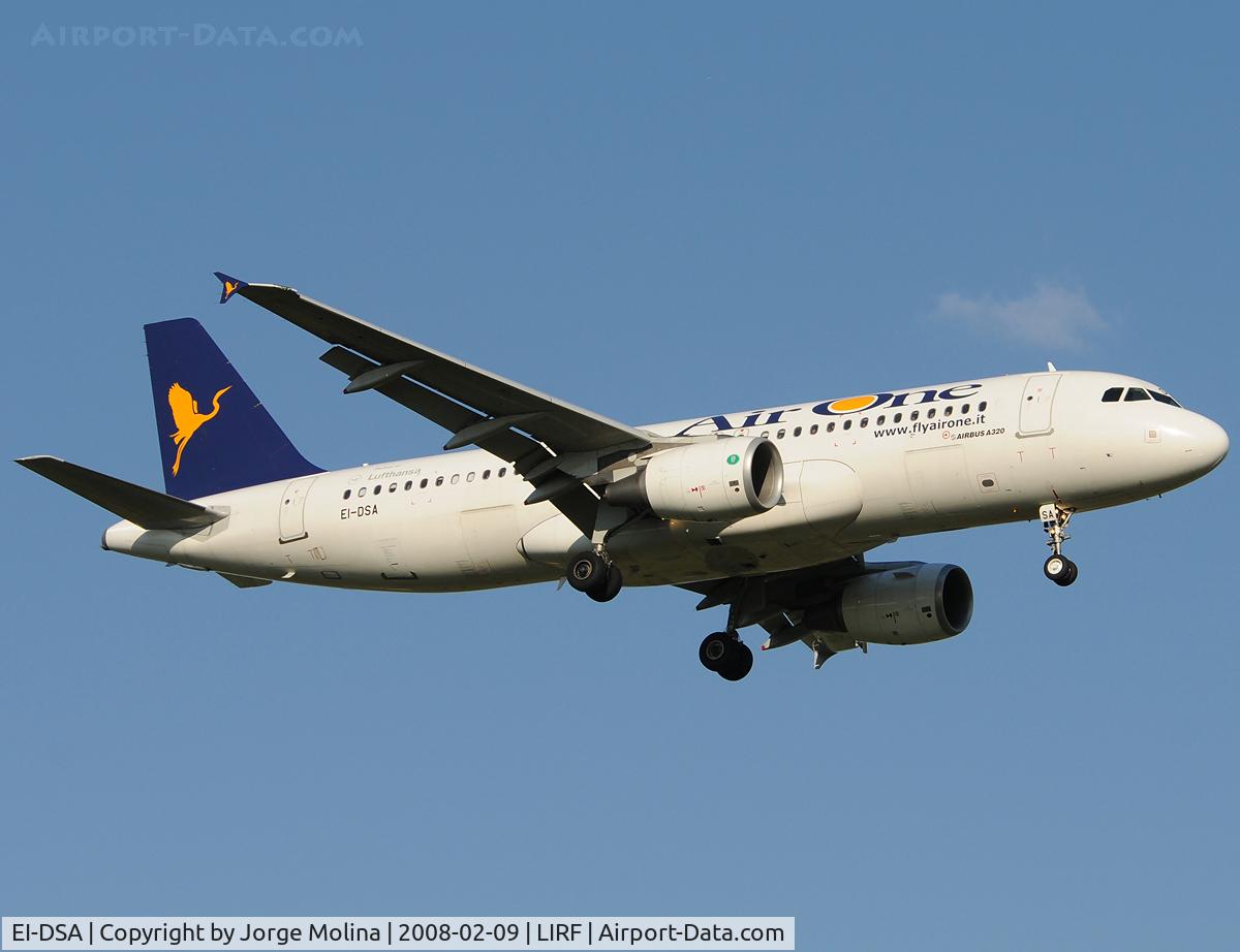 EI-DSA, 2006 Airbus A320-216 C/N 2869, CLear to land RWY 16L.