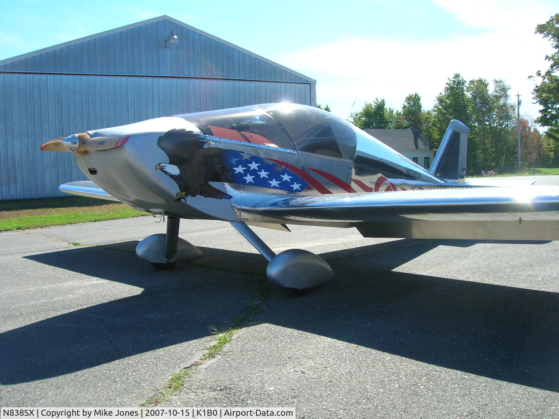 N838SX, 2006 Sonex Sonex C/N 0838, N838SX Dexter Maine