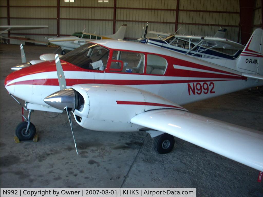 N992, 1957 Piper PA-23 C/N 23-965, brought back to US registry from C-FLAD