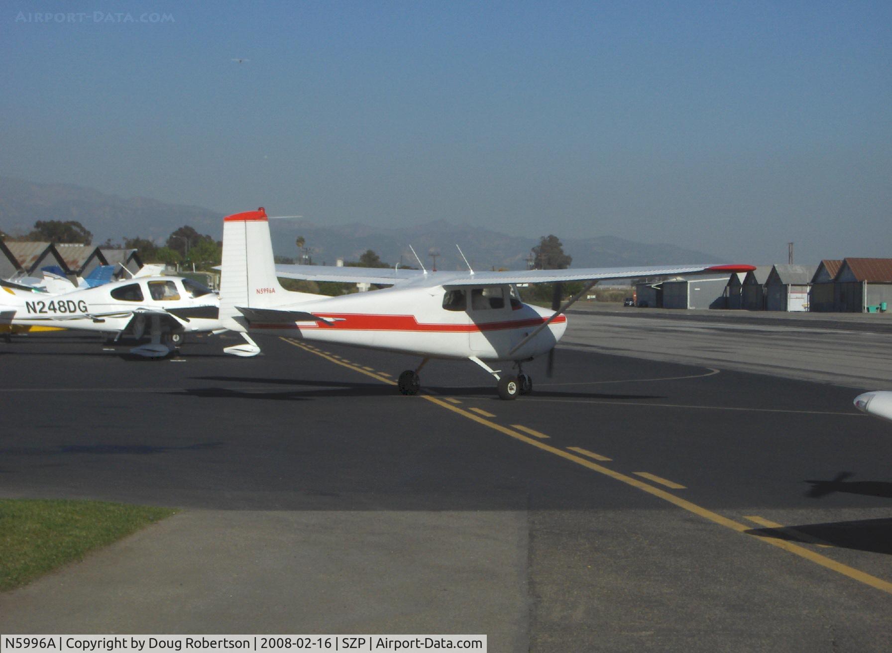 N5996A, 1956 Cessna 172 C/N 28596, 1956 Cessna 172, Continental O-300 145 Hp, taxi