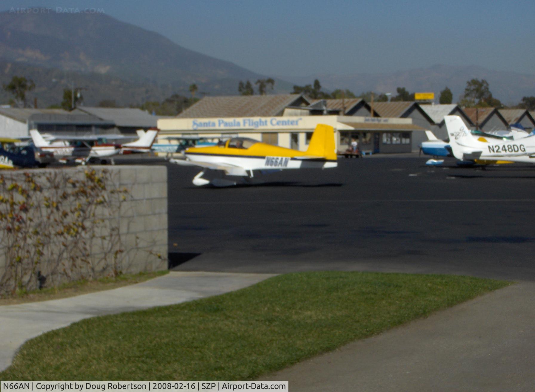 N66AN, 2002 Vans RV-6A C/N 60521, 2002 Abrams/Nuding VAN's RV-6A, taxi
