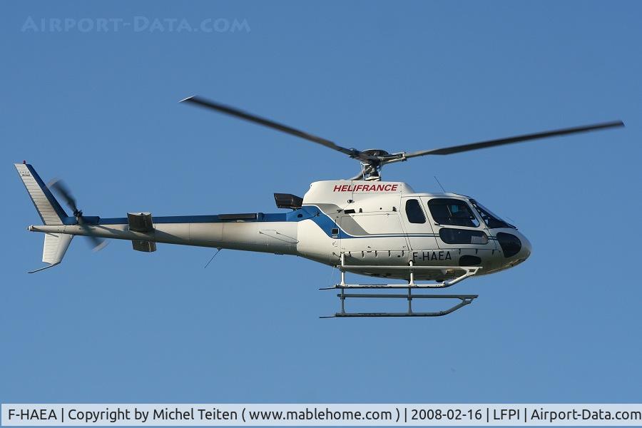 F-HAEA, 2001 Eurocopter AS-350B-3 Ecureuil Ecureuil C/N 3428, Helifrance arriving at Issy
