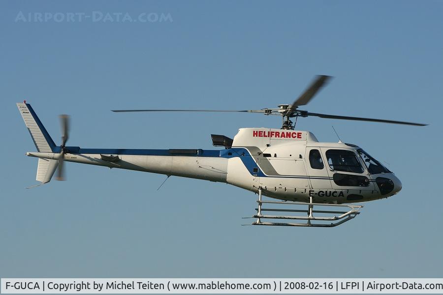 F-GUCA, Eurocopter AS-350B-3 Ecureuil Ecureuil C/N 3558, Helifrance arriving at Issy