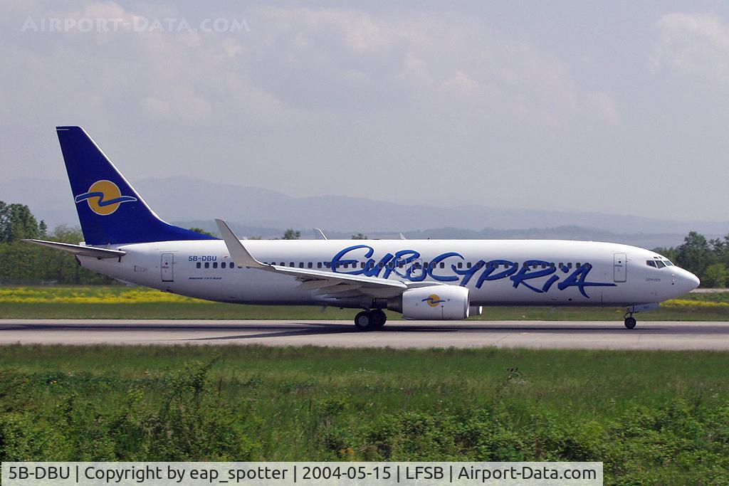 5B-DBU, 2003 Boeing 737-8Q8 C/N 32796, Departing to Larnaca
