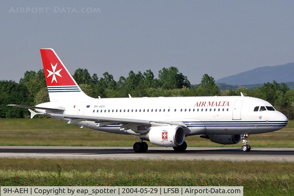 9H-AEH, 2004 Airbus A319-111 C/N 2122, departing to Malta