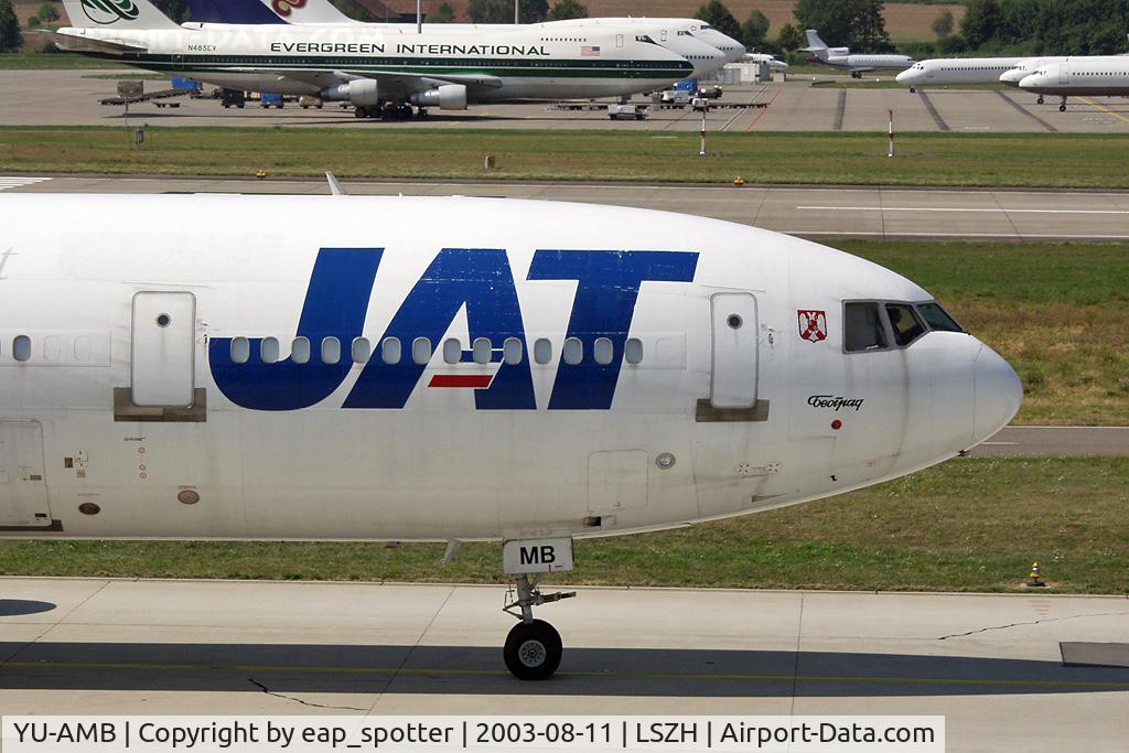 YU-AMB, 1979 McDonnell Douglas DC-10-30 C/N 46988, taxi to stand