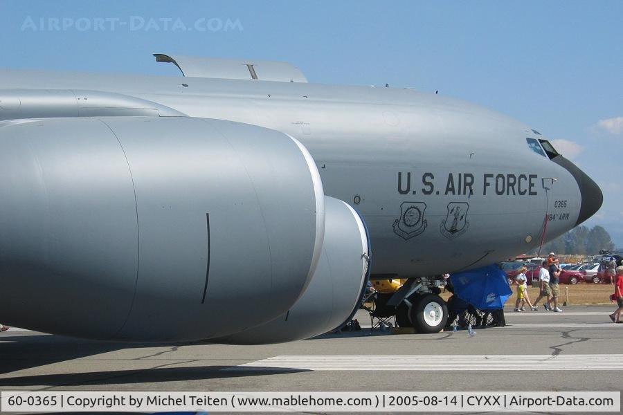 60-0365, 1960 Boeing KC-135R Stratotanker C/N 18140, From 127th Air Refueling Squadron / 184th Air Refueling Wing Kansas Air National Guard