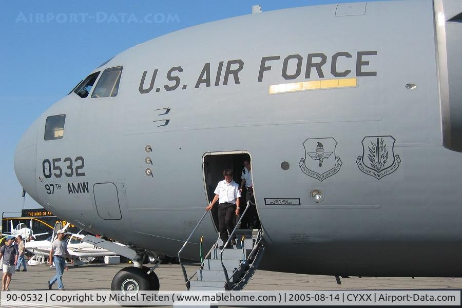 90-0532, 1990 McDonnell Douglas C-17A Globemaster III C/N P-7, from 58th Airlift Squadron / 97th Air Mobility Wing