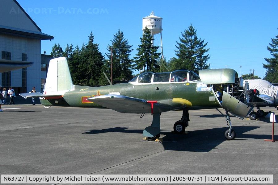 N63727, 1977 Nanchang CJ-6A C/N 1832035, Still wearing the chinese air force colors