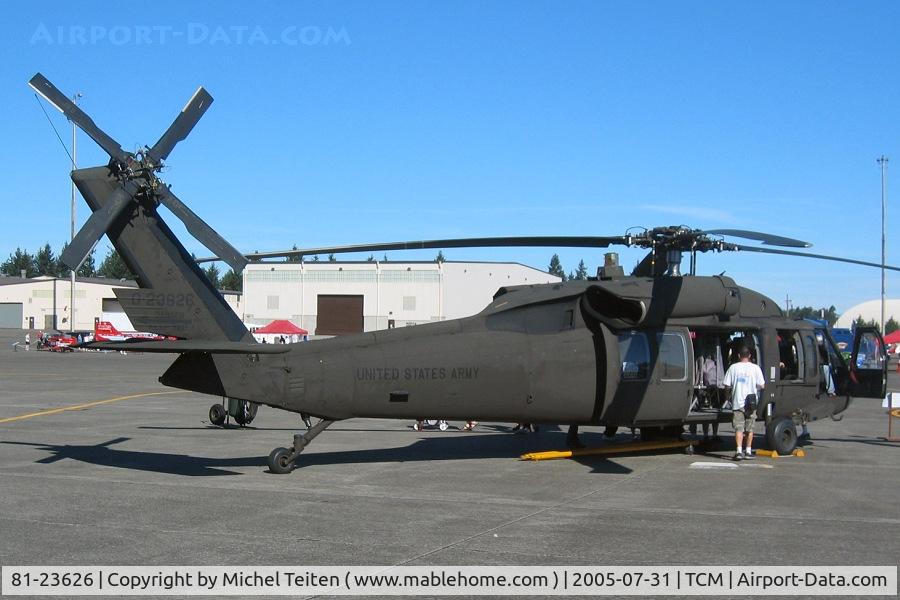 81-23626, 1981 Sikorsky UH-60A Black Hawk C/N 70.312, From Washington National Guard