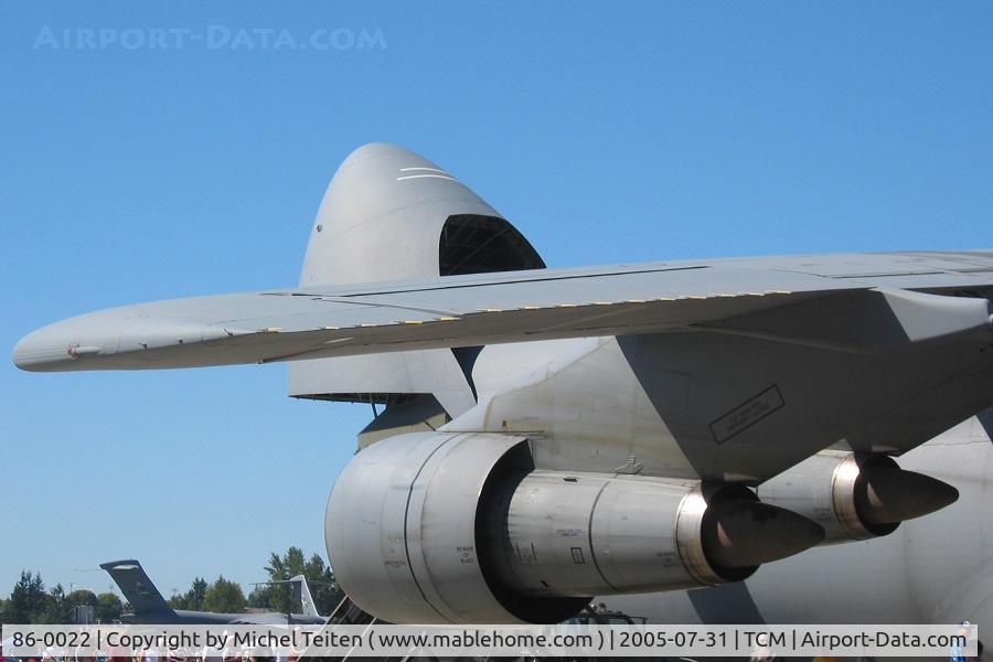 86-0022, 2000 Lockheed C-5B Galaxy C/N 500-0108, 60th Air Mobility Wing - USAF