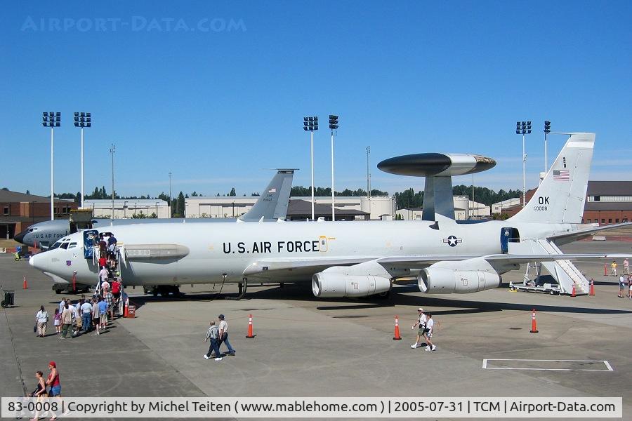 83-0008, 1983 Boeing E-3C C/N 22836, From 963rd AACS / 552nd Air Control Wing