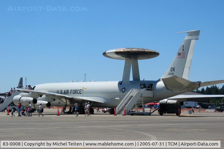 83-0008, 1983 Boeing E-3C C/N 22836, From 963rd AACS / 552nd Air Control Wing