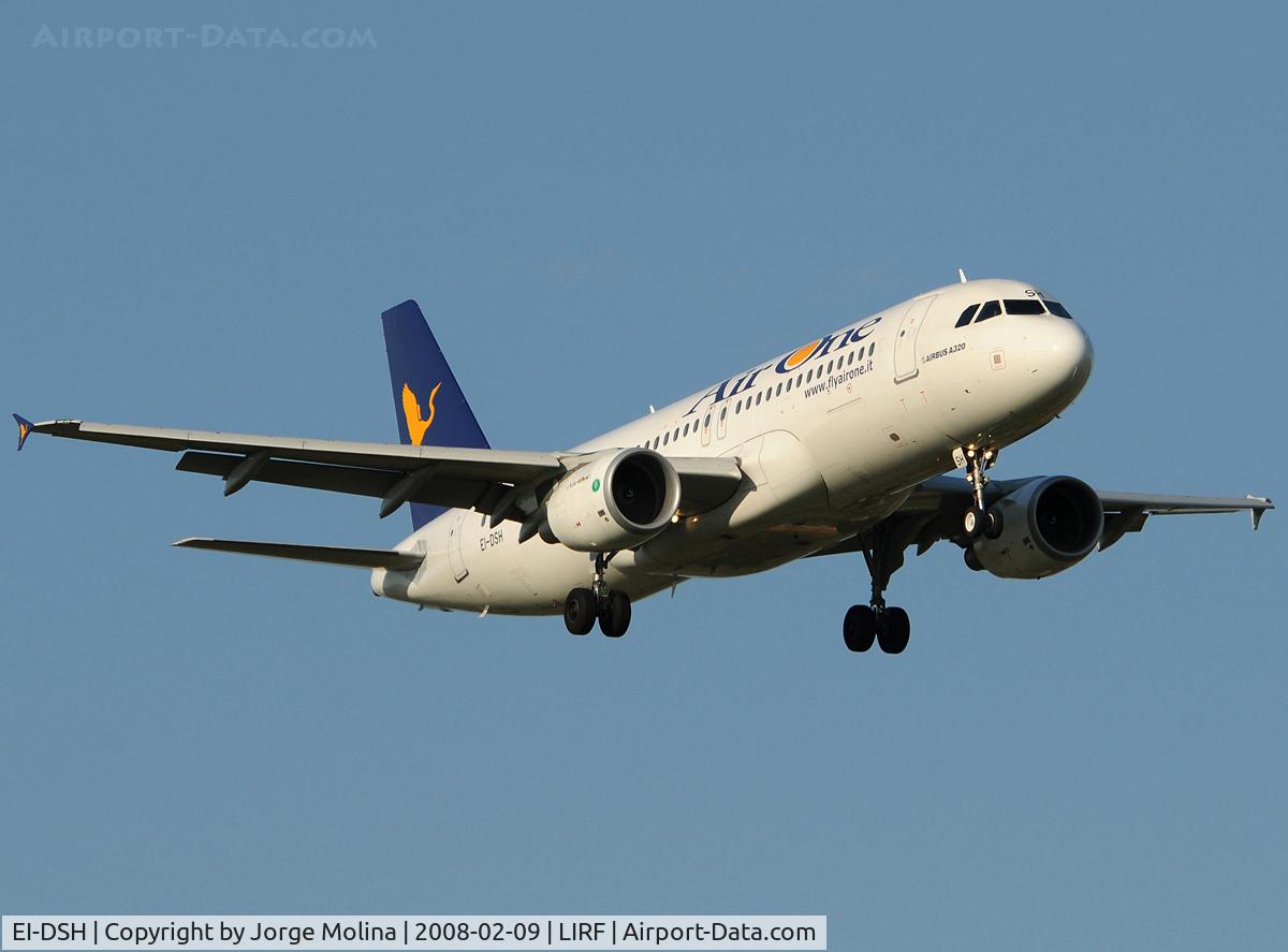 EI-DSH, 2007 Airbus A320-216 C/N 3178, Clear to land RWY 16L.