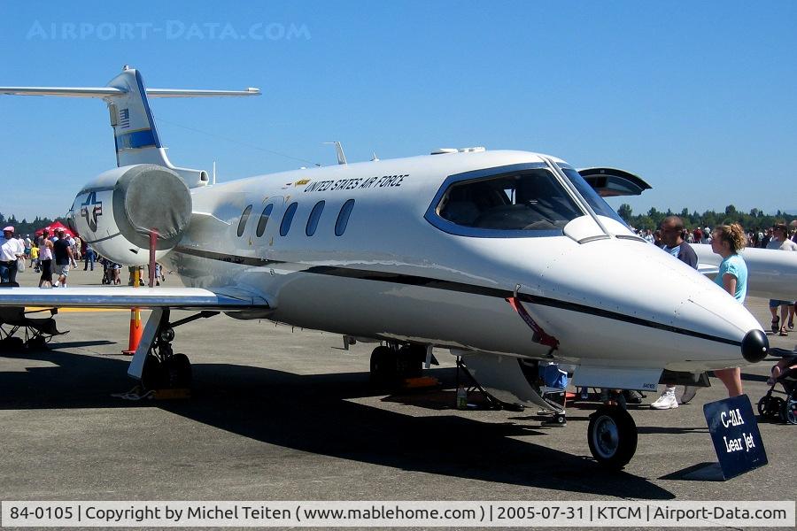 84-0105, 1984 Gates Learjet C-21A C/N 35A-551, Air Mobility Command