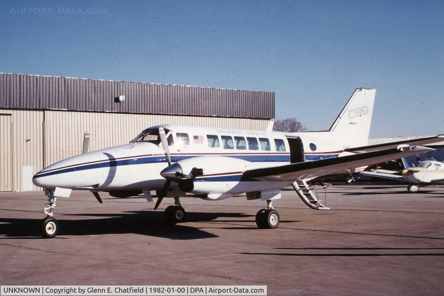 UNKNOWN, , Photo taken for aircraft recognition training. Beech C99 Airliner on the Mucheschnabel Ramp