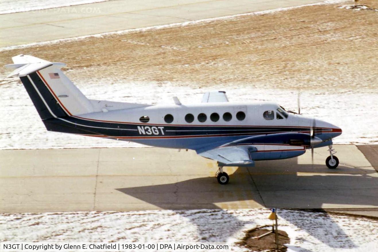 N3GT, 1975 Beech 200 King Air C/N BB-42, Photo taken for aircraft recognition training.  Ex-N3GT, King Air 200