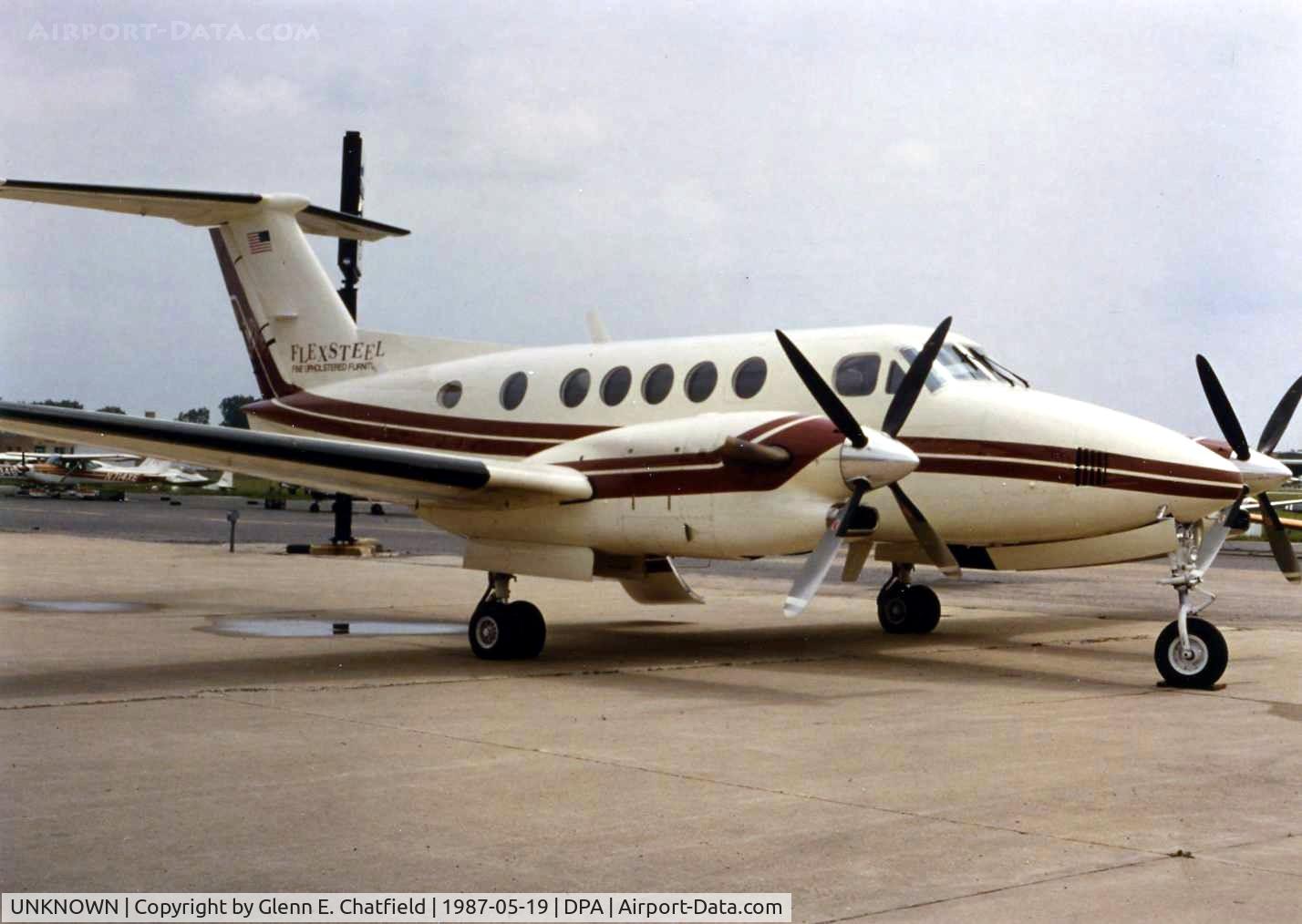 UNKNOWN, , Photo taken for aircraft recognition training.  King Air 300 on the Chicago Beechcraft ramp.