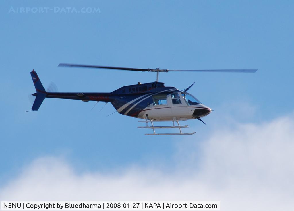N5NU, 1971 Bell 206B C/N 722, Approach to KAPA.