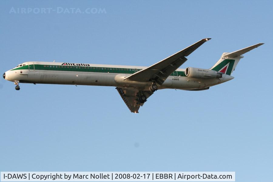 I-DAWS, 1985 McDonnell Douglas MD-82 (DC-9-82) C/N 49209/1191, Landing at Brussels Airport