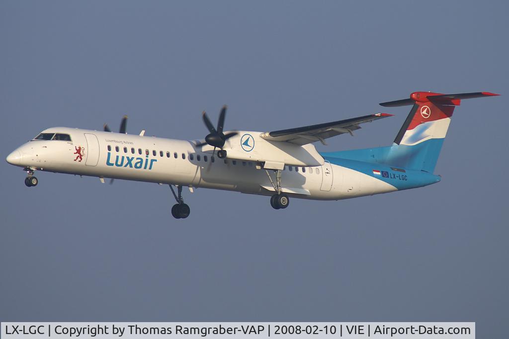 LX-LGC, 2007 De Havilland Canada DHC-8-402Q Dash 8 C/N 4162, Luxair DeHavilland Canada Dash 8-400