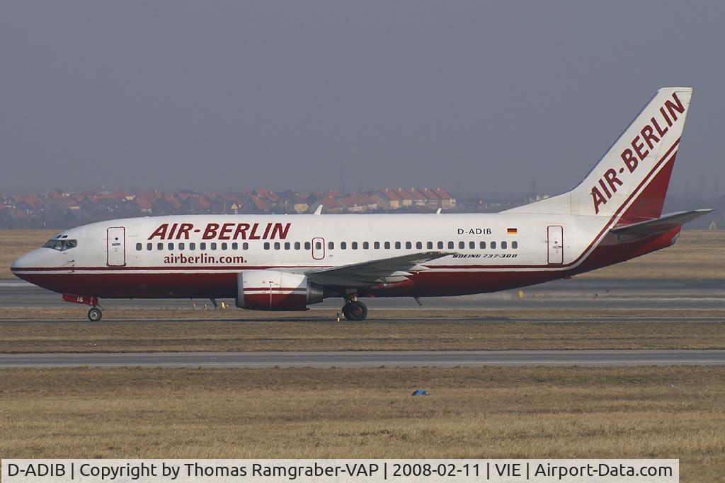 D-ADIB, 1999 Boeing 737-36Q C/N 30334, Air Berlin Boeing 737-300