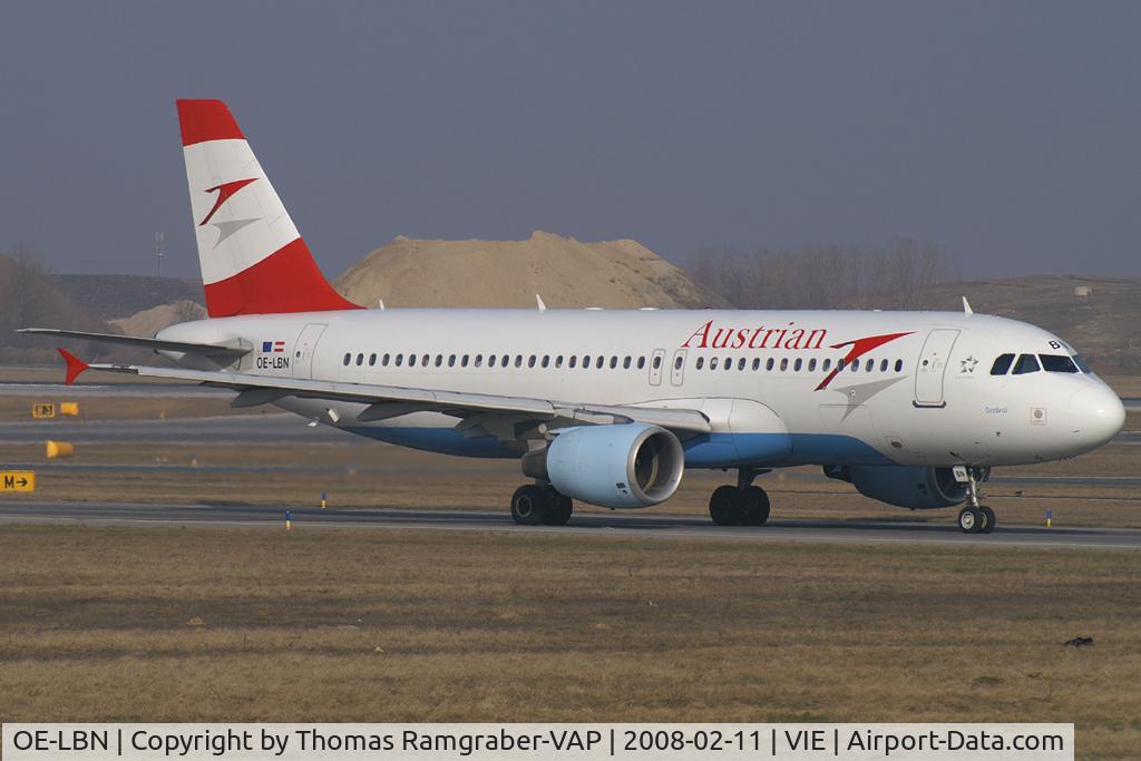 OE-LBN, 1997 Airbus A320-214 C/N 768, Austrian Airlines Airbus A320