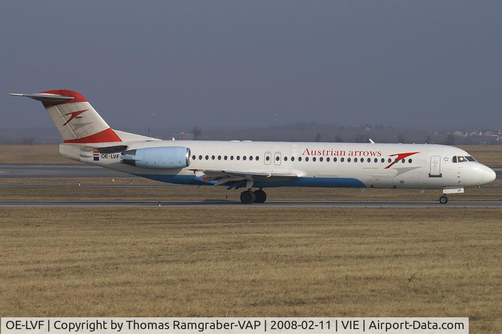OE-LVF, 1993 Fokker 100 (F-28-0100) C/N 11483, Austrian Arrows Fokker 100