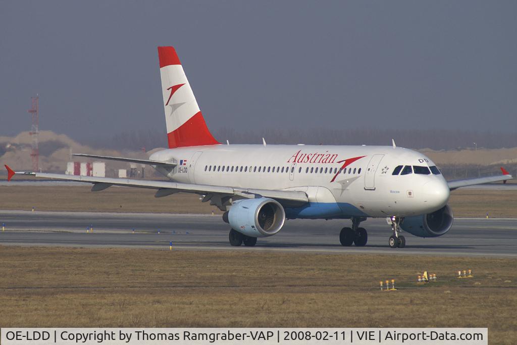 OE-LDD, 2005 Airbus A319-112 C/N 2416, Austrian Airlines Airbus A319