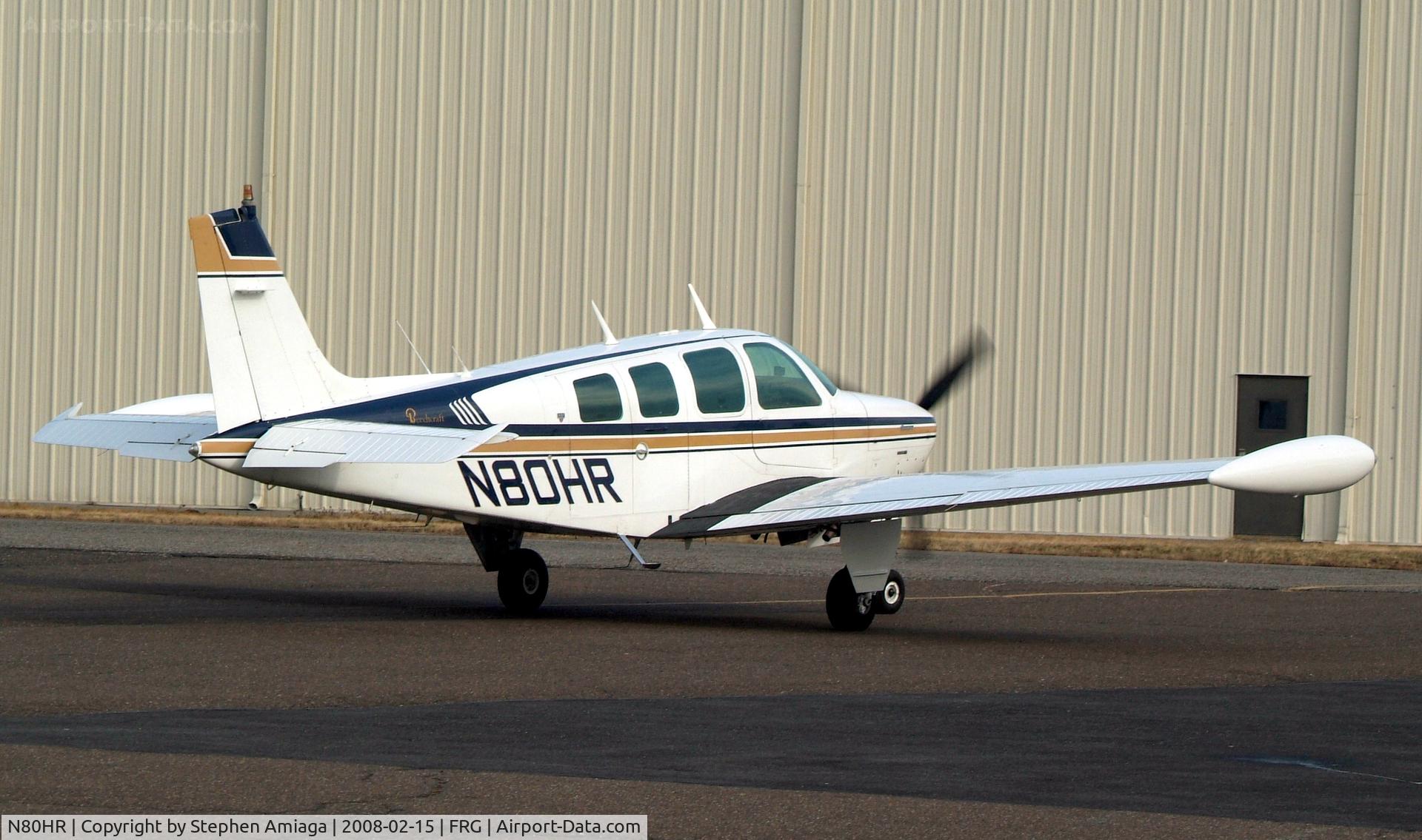 N80HR, 1979 Beech A36 Bonanza 36 C/N E-1417, Bonanza
