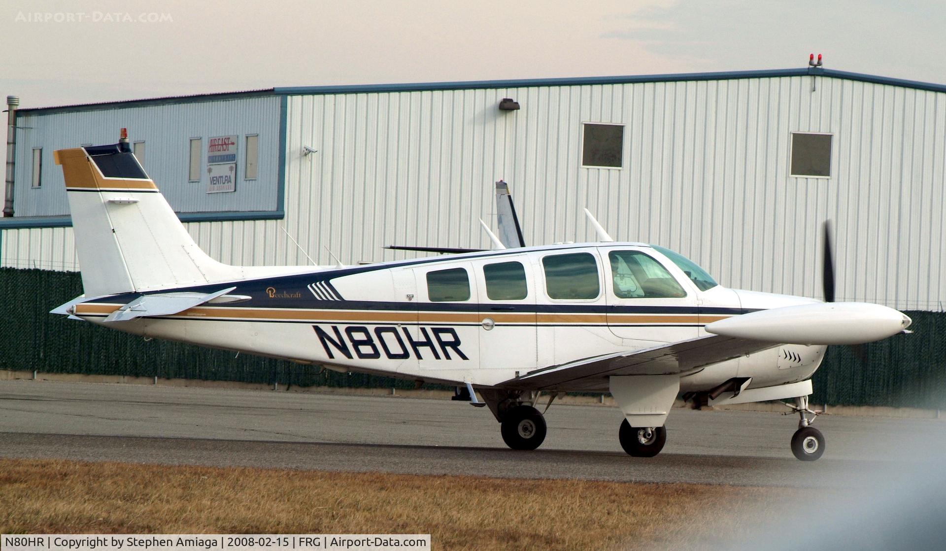 N80HR, 1979 Beech A36 Bonanza 36 C/N E-1417, bonanza taxiing