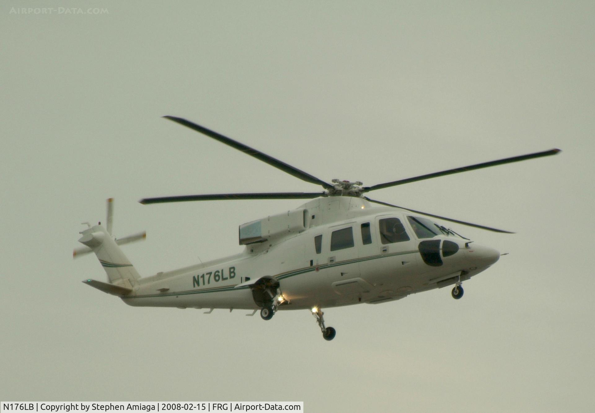 N176LB, 1988 Sikorsky S-76B C/N 760342, Short Final for 19