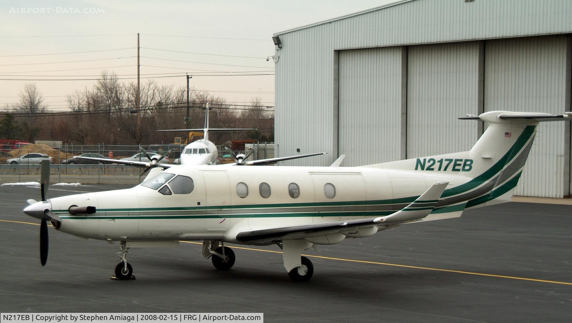 N217EB, 1996 Pilatus PC-12 C/N 154, Pilatus at the Atlantic Ramp