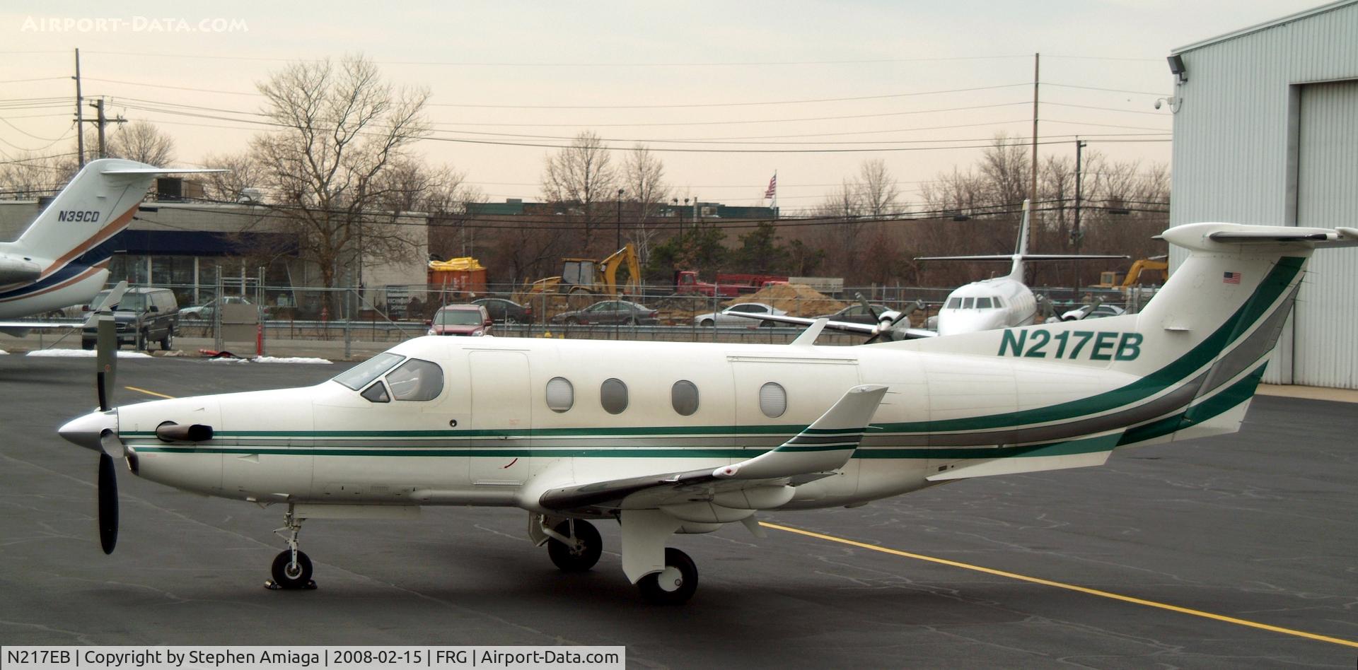 N217EB, 1996 Pilatus PC-12 C/N 154, Pilatus at the Atlantic Ramp