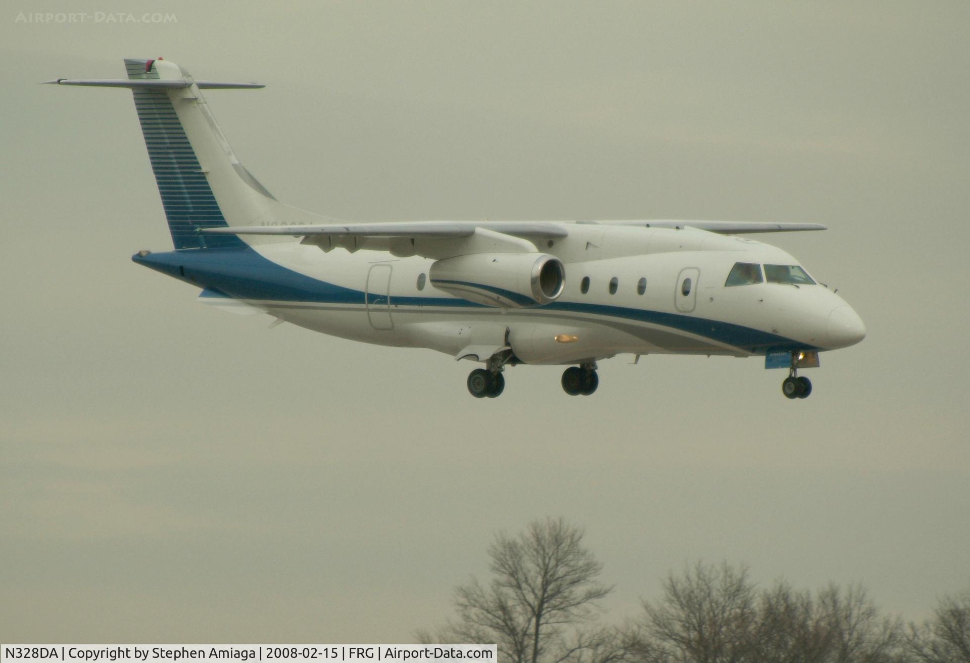 N328DA, 2001 Fairchild Dornier 328-300 328JET C/N 3171, Short Final for 19