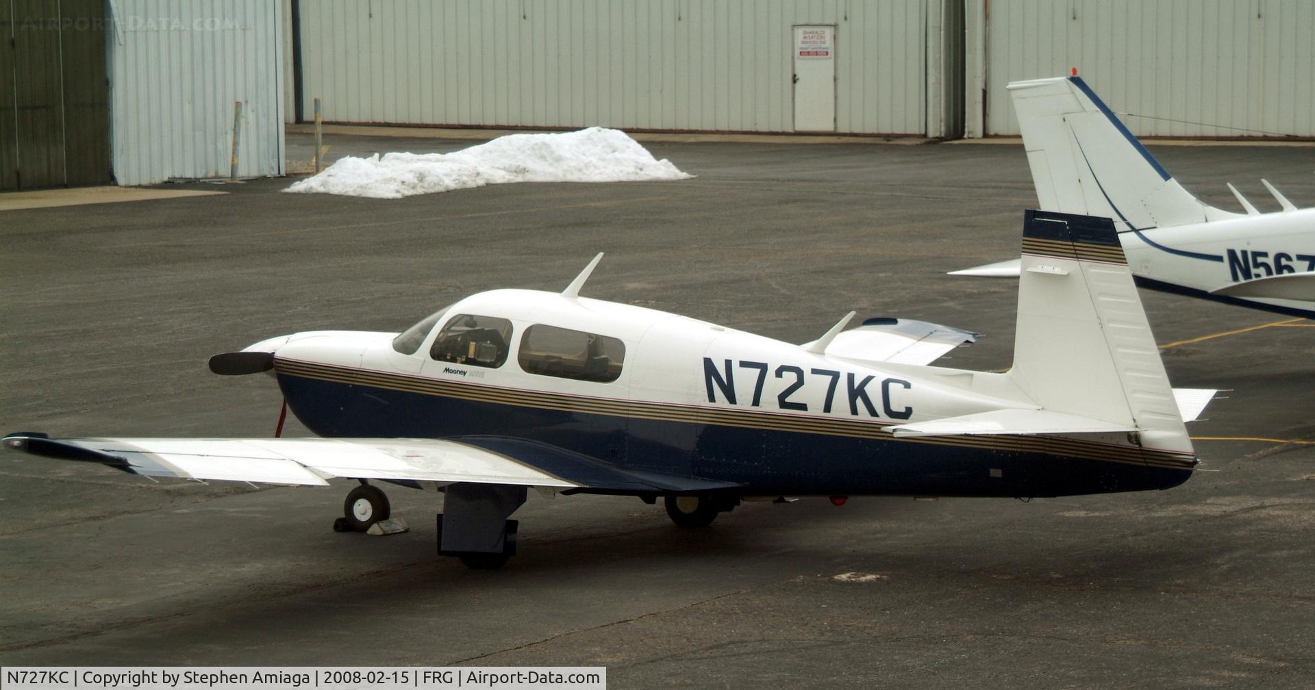 N727KC, 1961 Mooney M20J 201 C/N 24-3350, Parked at Atlantic