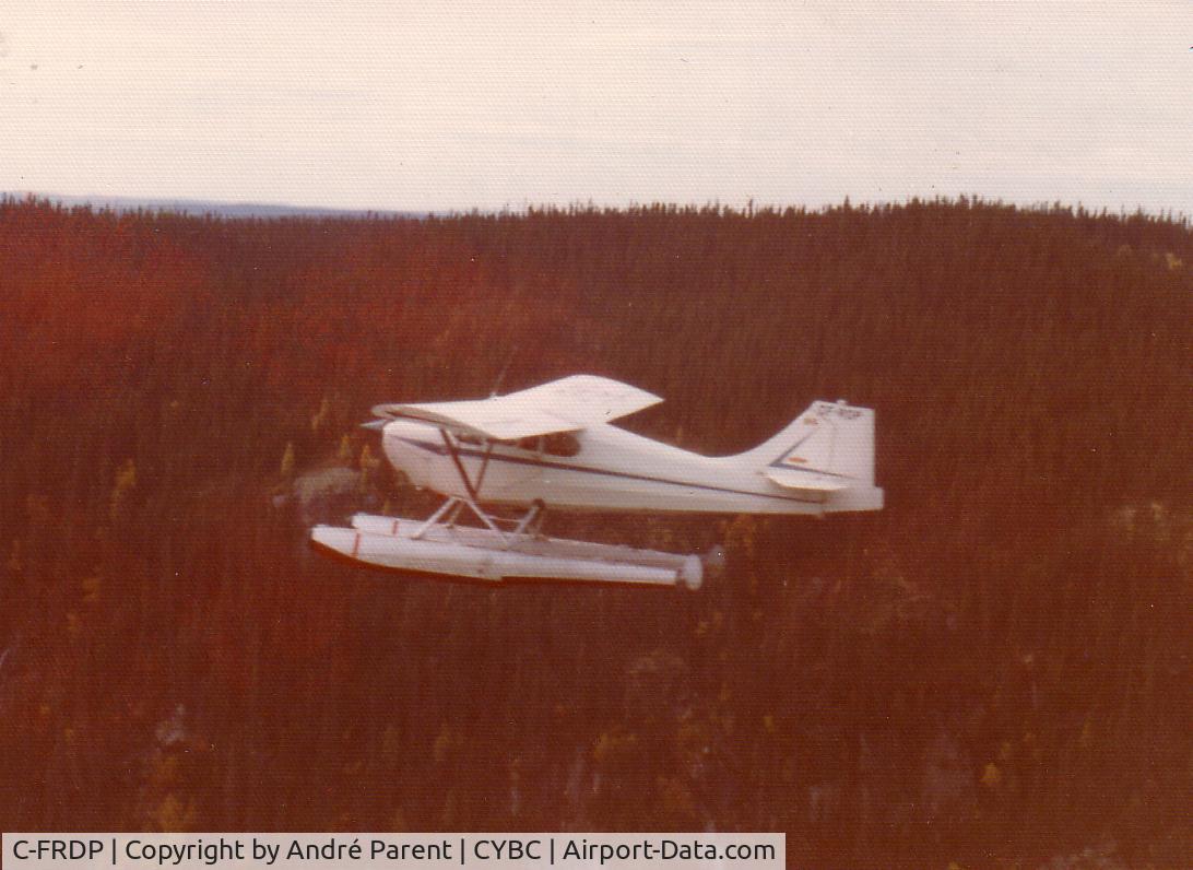 C-FRDP, 1941 Aeronca 11AC Chief C/N MB 1001, Take off short lake North Baie-Comeau 1976