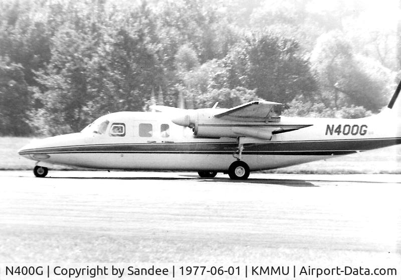 N400G, 1966 Aero Commander 680T Turbo Commander C/N 1563-19, Aero Commander at Morristown Airport