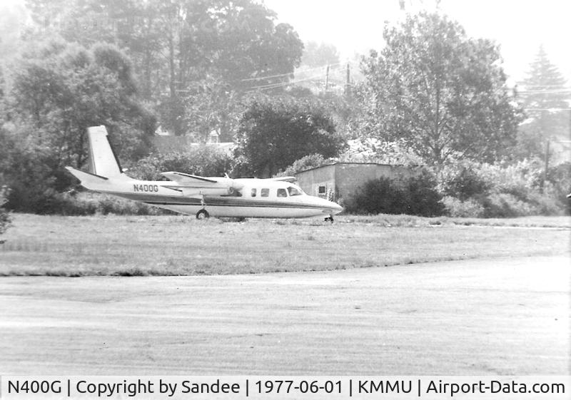 N400G, 1966 Aero Commander 680T Turbo Commander C/N 1563-19, Aero Commander at Morristown Airport
