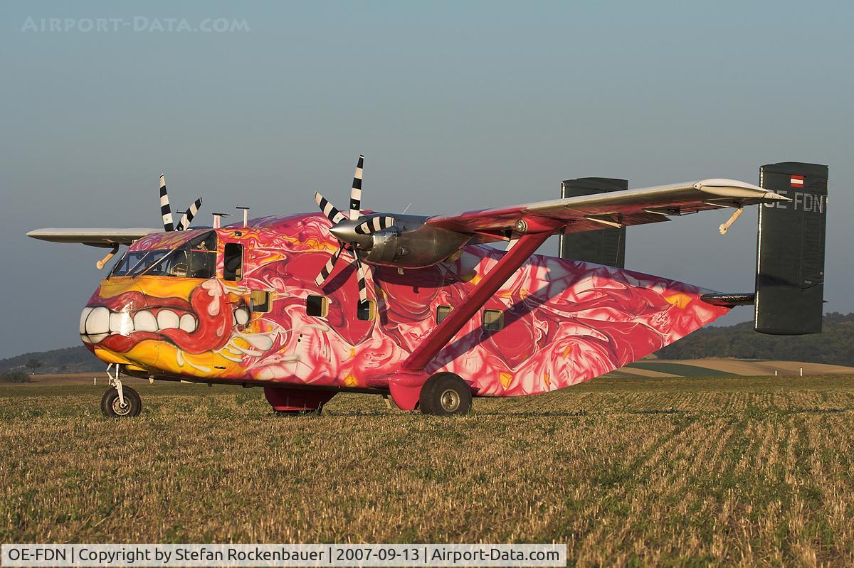 OE-FDN, 1979 Short SC-7 Skyvan 3M-400 C/N SH.1964, One day before the event.